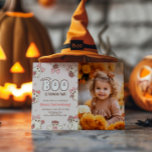 Invitación Fotomontaje del segundo cumpleaños de Halloween<br><div class="desc">Celebra el segundo cumpleaños de tu pequeña con nuestra "Invitación fotográfica de segundo cumpleaños de Spooky Babe Retro Halloween". Este encantador diseño combina elementos retro de Halloween con un toque personal, mostrando la foto de su hijo en un estilo festivo y nostálgico. Ideal para crear una experiencia de cumpleaños memorable...</div>