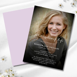 Invitación Fotomontaje personalizado de Life Funeral Inv