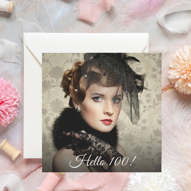 Invitación Fotos 100 cumpleaños hola 100 (Subido por el creador)