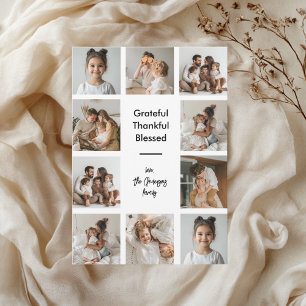 Invitación Fotos agradecidas de Acción de Gracias