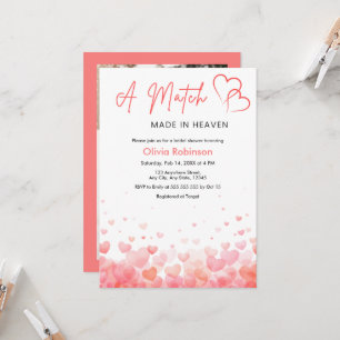 Invitación Fotos Corazones Una Boda Perfecta en el Cielo Desa