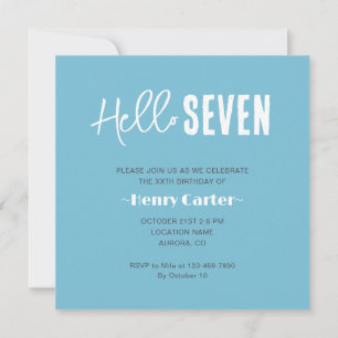 Invitación Fotos Cumpleaños Personalizado
