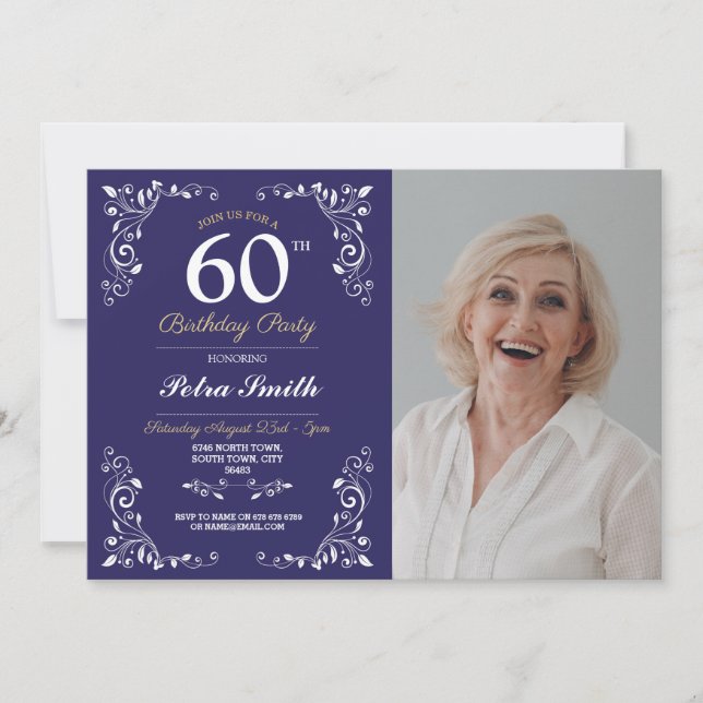 Invitación Fotos de 60º aniversario de la Marina Blanca (Anverso)