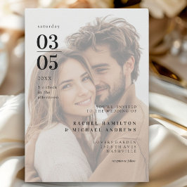 Invitación Fotos de boda atrevidas de moda
