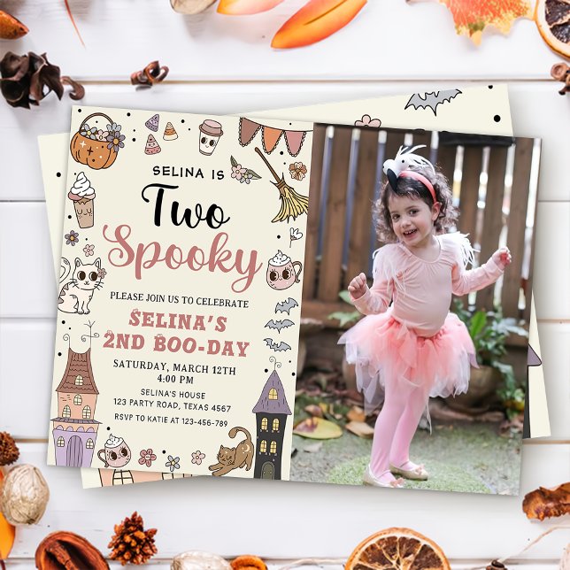 Invitación Fotos de cumpleaños de dos fantasmas fantasmas y a (Subido por el creador)