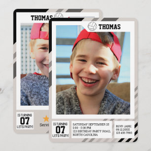 Invitación Fotos de Cumpleaños de Perfil de Intercambio de Vo