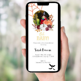 Invitación Fotos de Halloween Party Birthday Evite