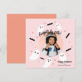 Invitación Fotos de Happy Halloween con adorabilidad