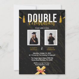 Invitación Fotos de la fiesta de graduación de la Doble Celeb