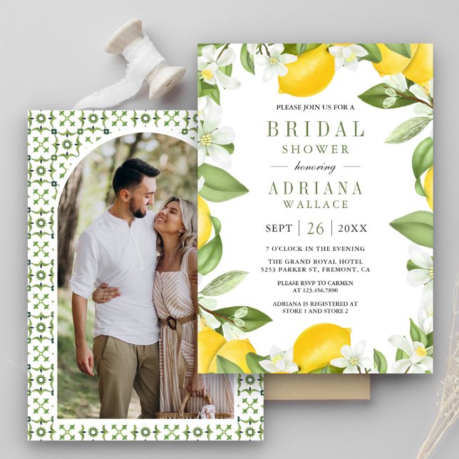 Invitación Fotos de limoneros para despedida de soltera (Subido por el creador)