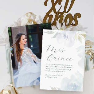 Invitación Fotos de los 15 Años de San Quinceañera