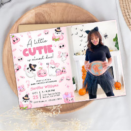 Invitación Fotos de un Fiesta de Baby Shower de Halloween con