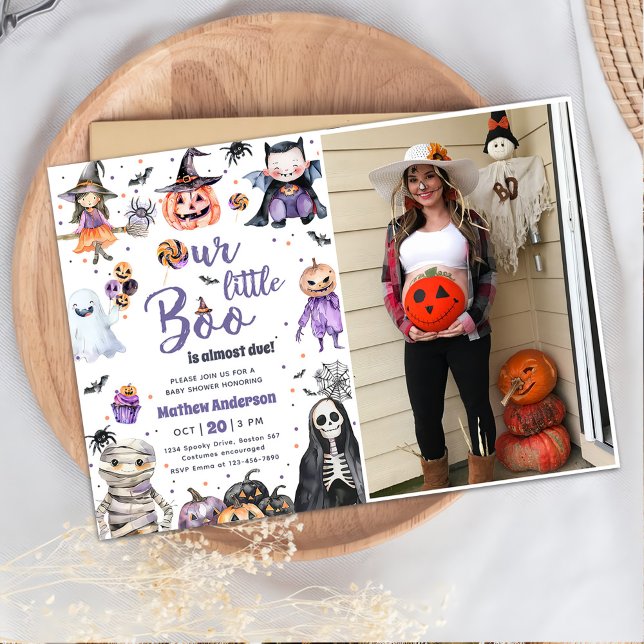 Invitación Fotos del Fiesta de Baby Shower Ghost de Halloween (Subido por el creador)