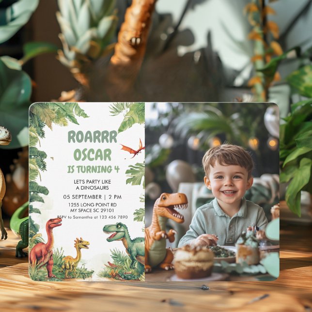 Invitación Fotos del Fiesta de Dino durante el buen tiempo (Subido por el creador)