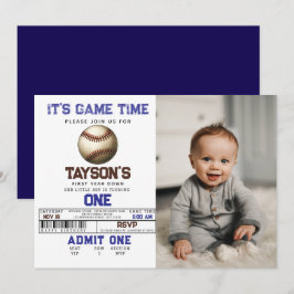 Invitación Fotos del primer aniversario de la caída del béisb