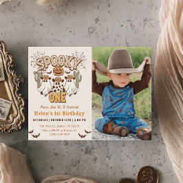 Invitación Fotos espeluznantes de un primer cumpleaños de Fie