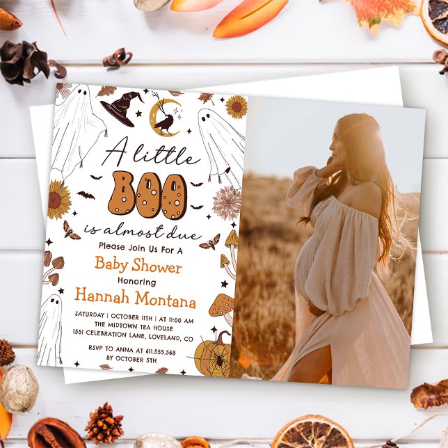 Invitación Fotos espulosas de Fiesta de Baby Shower en Hallow (Subido por el creador)