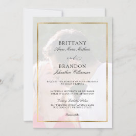 Invitación Fotos modernas y elegantes bodas