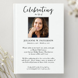Invitación Fotos personalizadas, poema, texto para Celebració