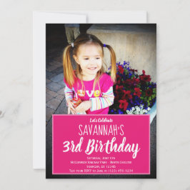 Invitación Fotos personalizados Fiesta de cumpleaños personal