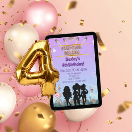 Invitación Four-Ever Golden KPOP Birthday 