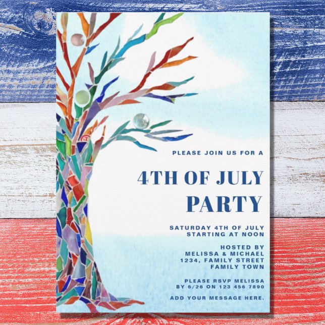 Invitación Fourth of July Party (Subido por el creador)