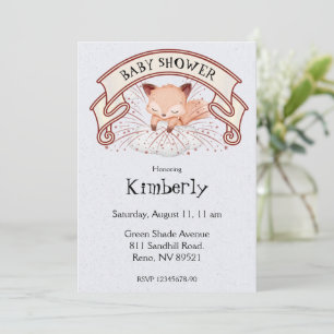 Invitación Fox Baby Shower