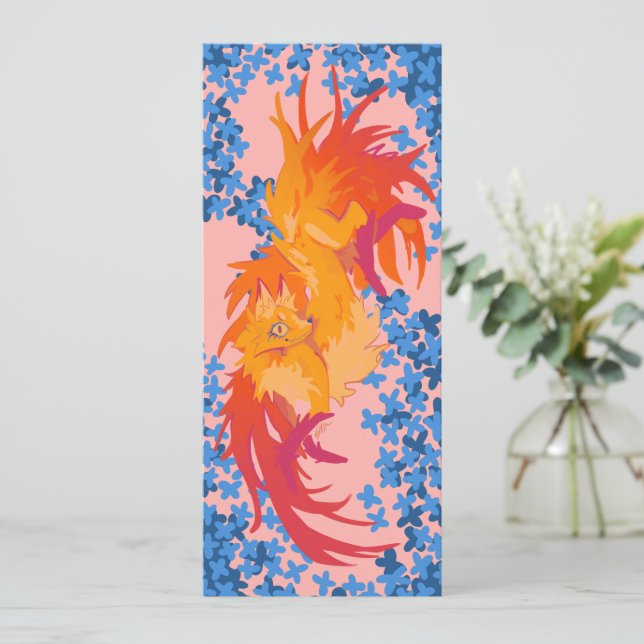 Invitación Fox fantasy (Anverso de pie)