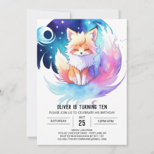 Invitación Fox Friends en el cumpleaños de Woods