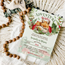 Fox Woodland Baby Shower