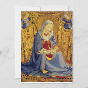 Invitación Fra Angelico - La Virgen de la Humildad