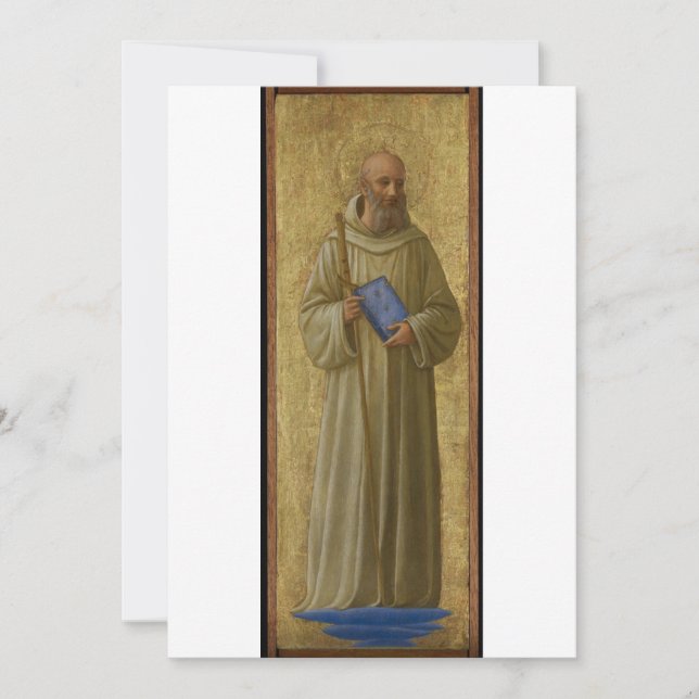 Invitación Fra Angelico - Saint Romuald (Anverso)