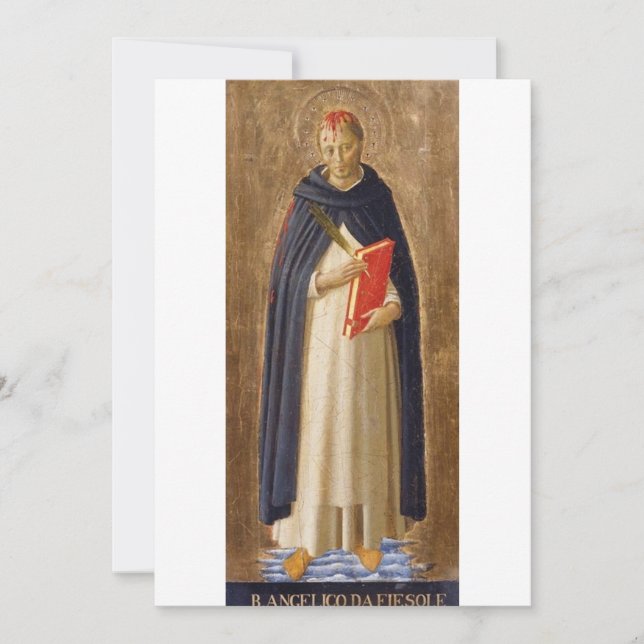 Invitación Fra Angelico - San Pedro Mártir (Anverso)