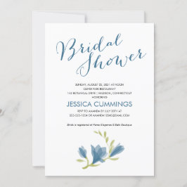 Invitación Fragrante Freesia Petals | Ducha de novia