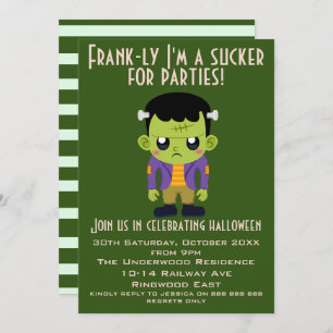 INVITACIÓN FRANCAMENTE SOY UN SUCKER PARA LOS FIESTAS HALLOWE