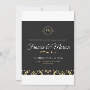 Invitación Francis y Marion