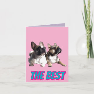 Invitación Französische Bulldoggen Beste Freunde Muttertag 