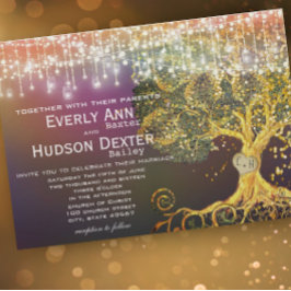 Invitación Frasco de Mason del Bosque Cuento de Hadas Bodas M