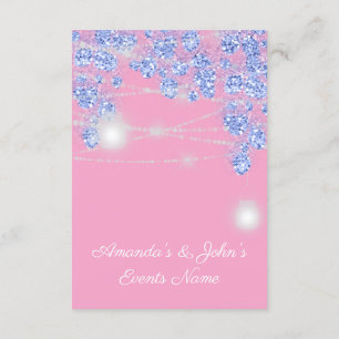 Invitación Frascos de luces de boda rústico brillo azul chisp