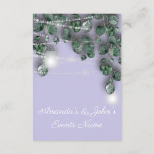 Invitación Frascos de Luces de Boda Rústicos Verde Lavanda Bo