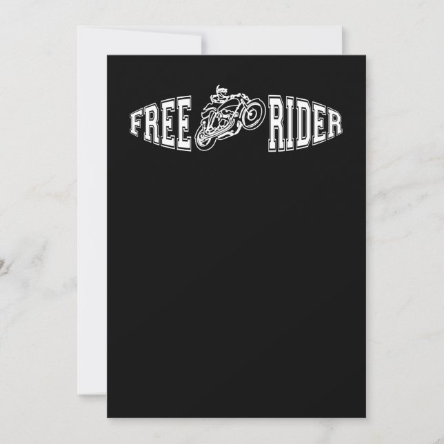Invitación Free rider (Anverso)