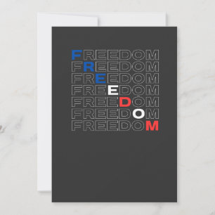Invitación Freedom USA