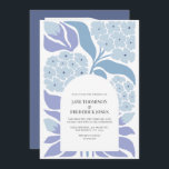 Invitación French Blue Abstract Floral Modern Spring Wedding<br><div class="desc">Celebrate your love with this elegant modern floral wedding invitation by Party Peeps. Featuring a bold contemporary flower illustration in fresh spring colors with a graceful arched frame, this design perfectly blends timeless romance with modern style. Ideal for spring and summer weddings, this invitation can be personalized with your names,...</div>
