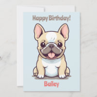 Frenchie, lindo Bulldog francés, cumpleaños
