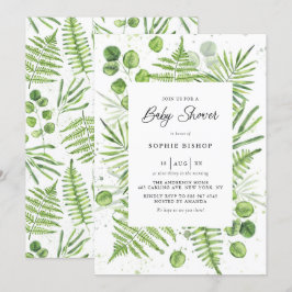 Invitación Frenos de color de agua y Baby Shower de marco de