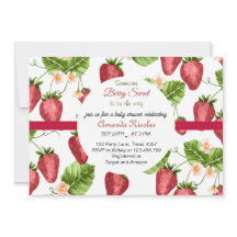 fresa berry dulce bebé ducha