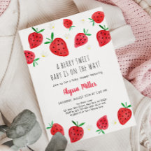Fresa Berry Sweet Baby Shower