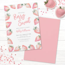 Fresa Berry Sweet Baby Shower