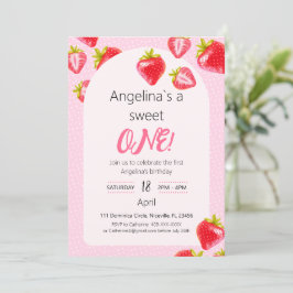 Invitación Fresa dulce