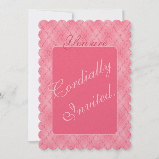 Invitación Fresas con Crema (Anverso)